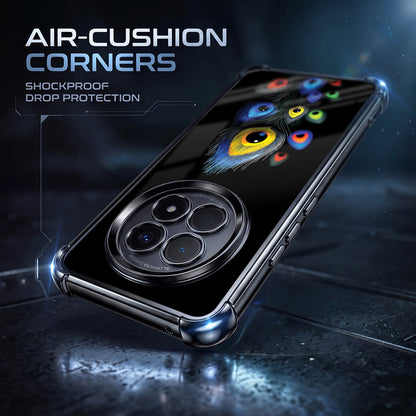 Oppo F29 5G Multi-Feather Peacock Airbags Printed Back Case