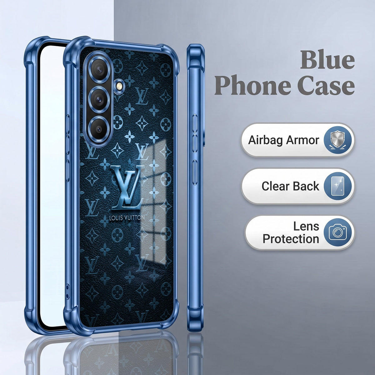 Samsung Galaxy A56 5G LV Monogram Airbags Printed Back Case