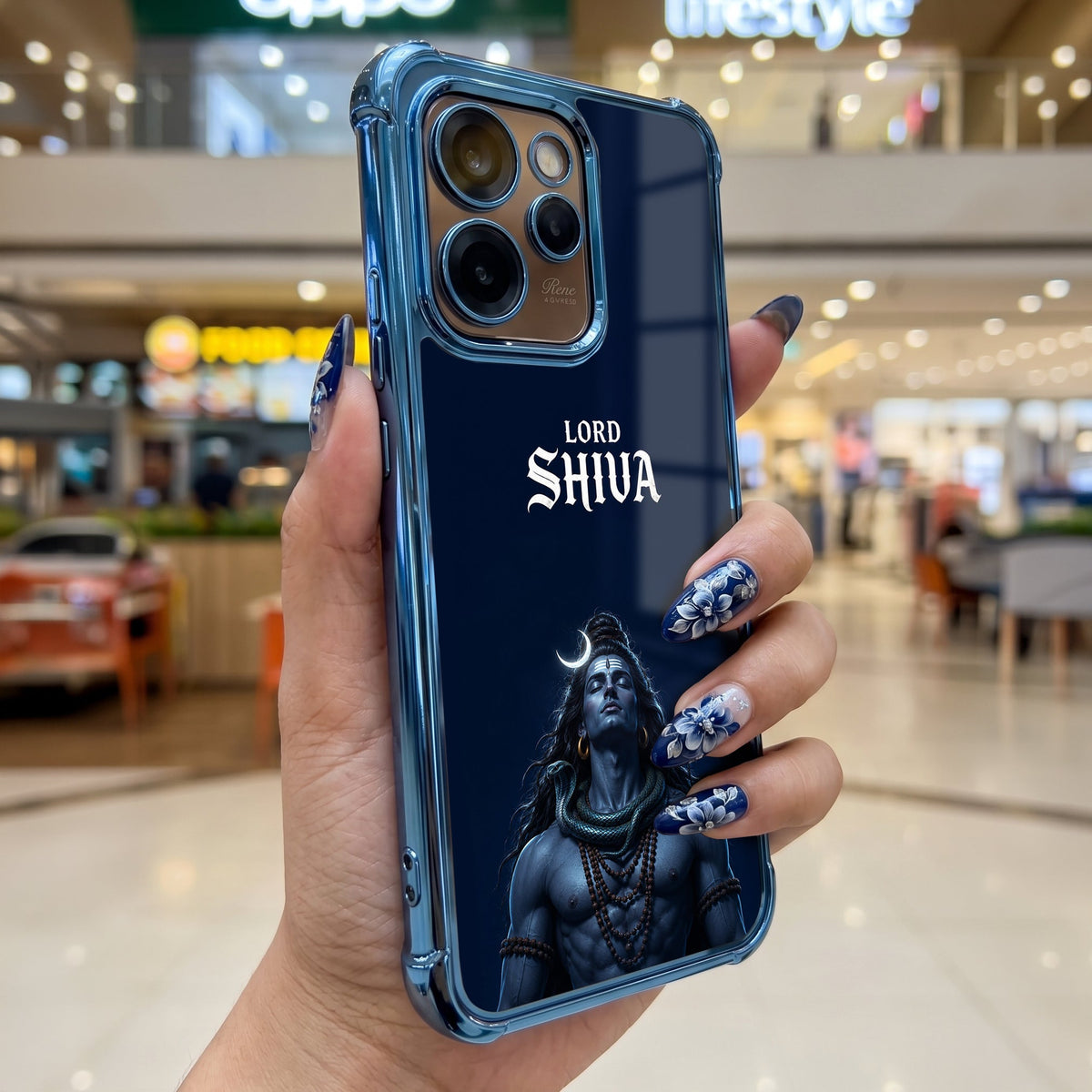 Oppo Reno 15 Pro Mini 5G Premium Lord Shiva Airbags Printed Back Case