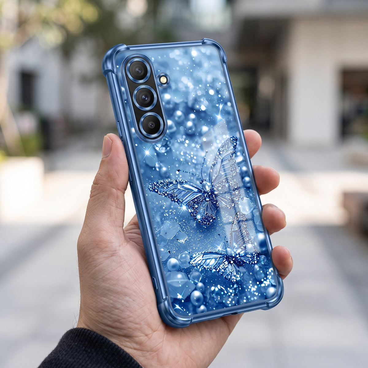 Samsung Galaxy A56 5G Butterfly Airbags Printed Back Case