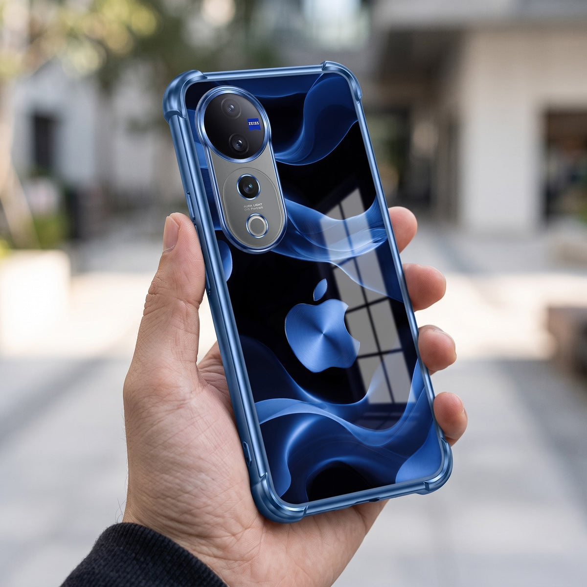 Vivo V40 Pro 5G Premium Wave Airbags Printed Back Case