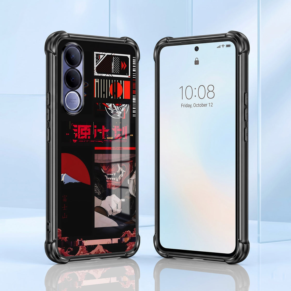 Vivo V70 FE 5G  Dark Samurai Airbags Printed Back Case
