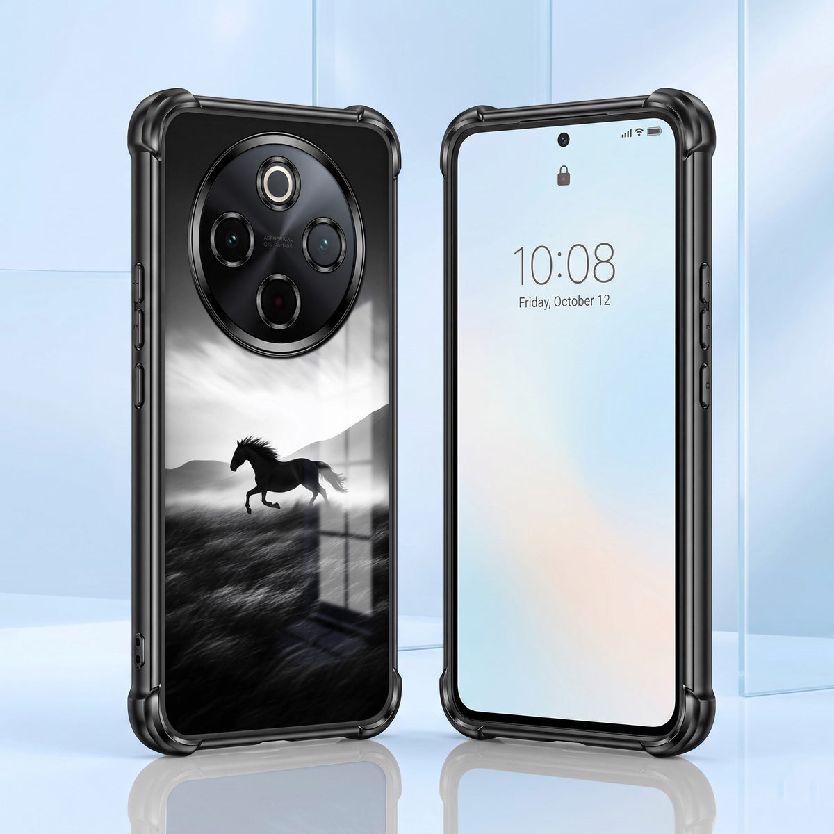 Vivo T4 5G Phantom Horse Airbags Printed Back Case