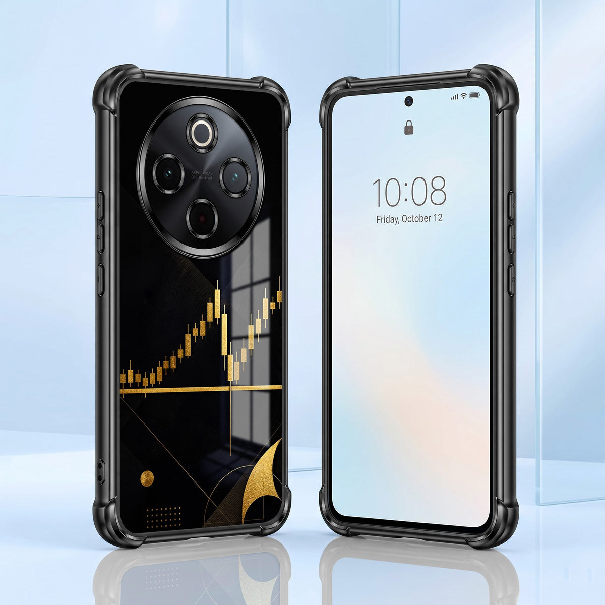 Vivo T4 5G Trading Candles Airbags Printed Back Case