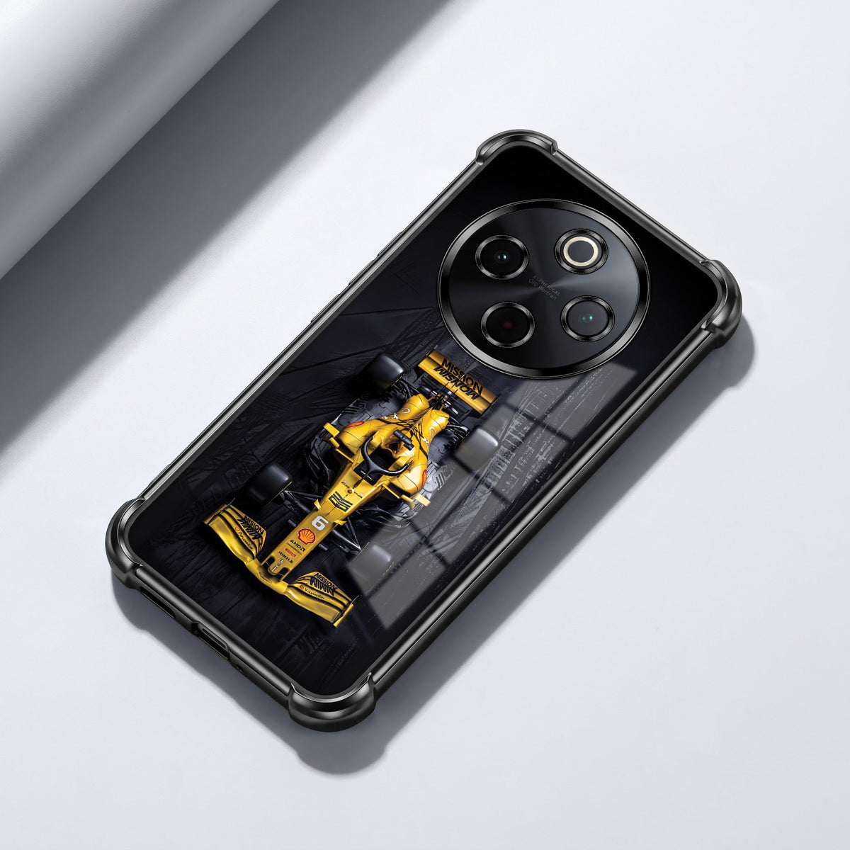 Vivo T4 5G F1 Racing Cars Airbags Printed Back Case