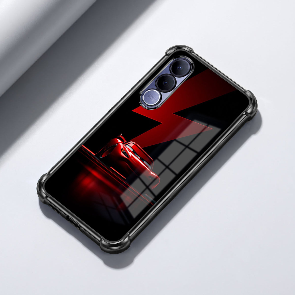 Vivo V70 FE 5G  Red Racing Car Airbags Printed Back Case
