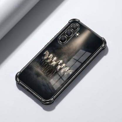 Samsung Galaxy A36 5G Running Horses Airbags Printed Back Case