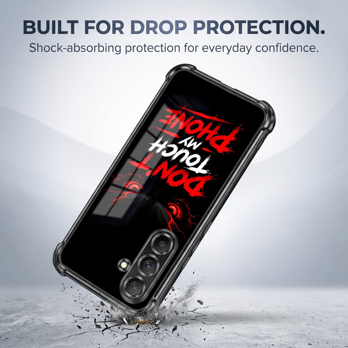 Samsung Galaxy A56 5G Don't Touch My Phone Airbags Printed Back Case