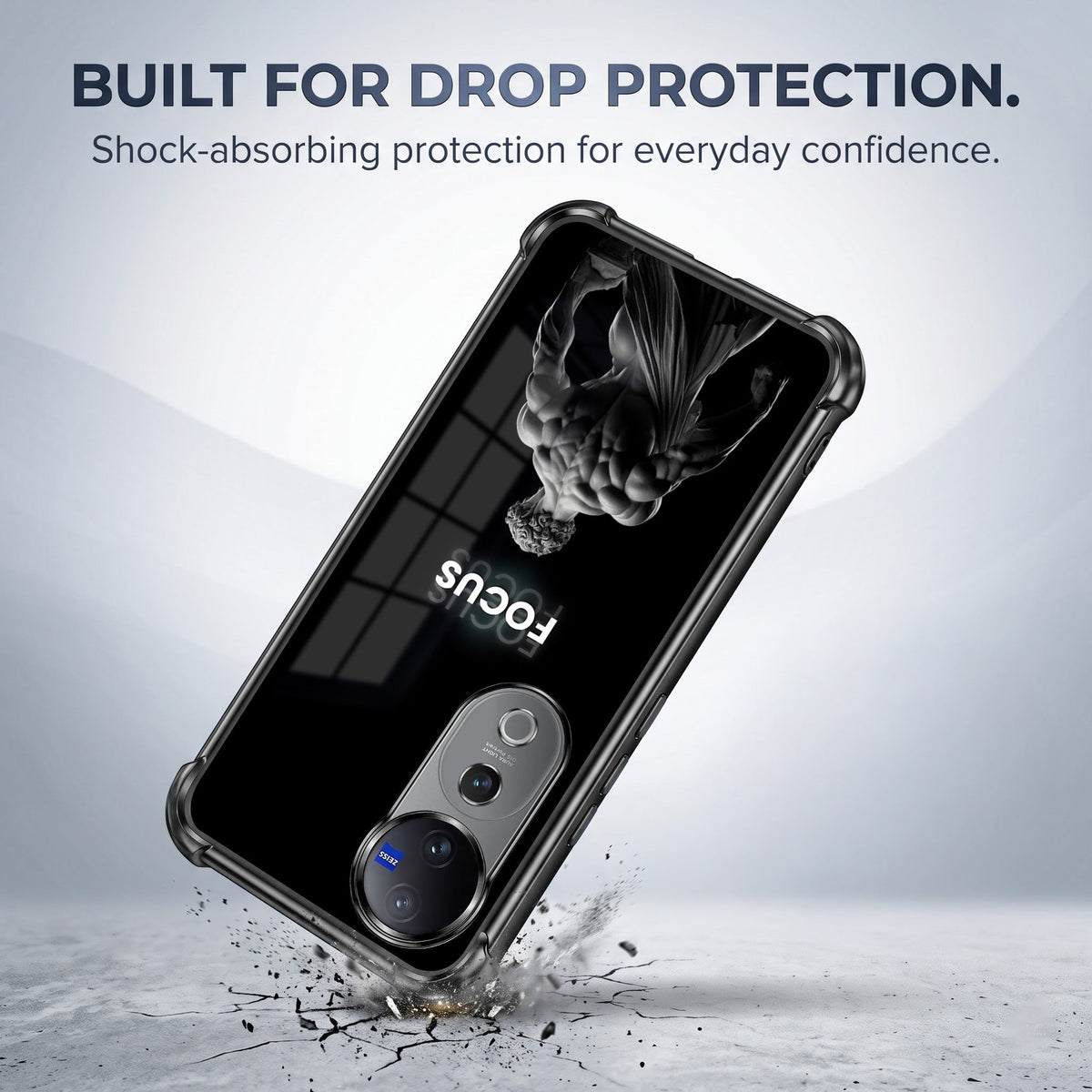 Vivo V40 Pro 5G Focus Airbags Printed Back Case