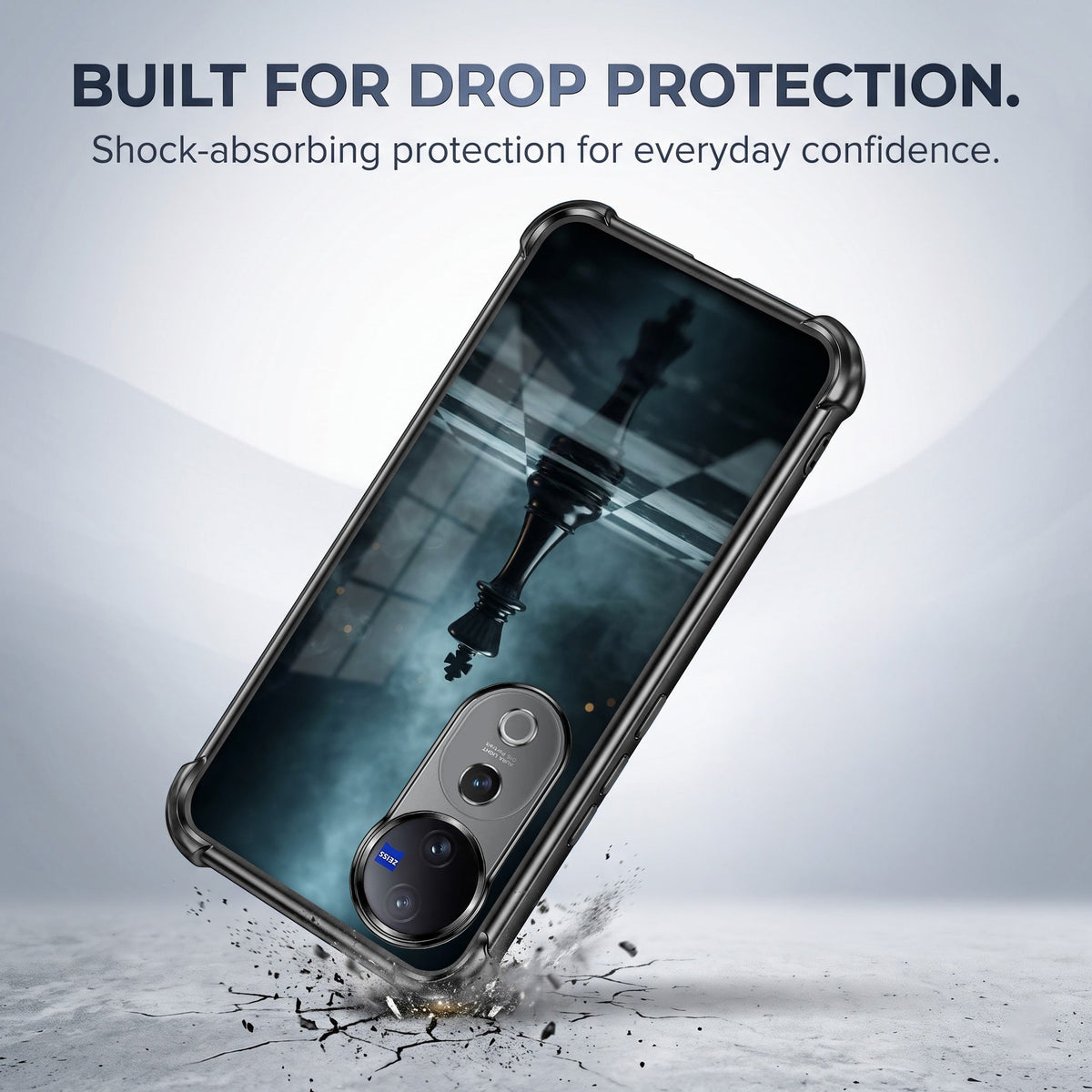 Vivo V40 Pro 5G Checkmate Airbags Printed Back Case