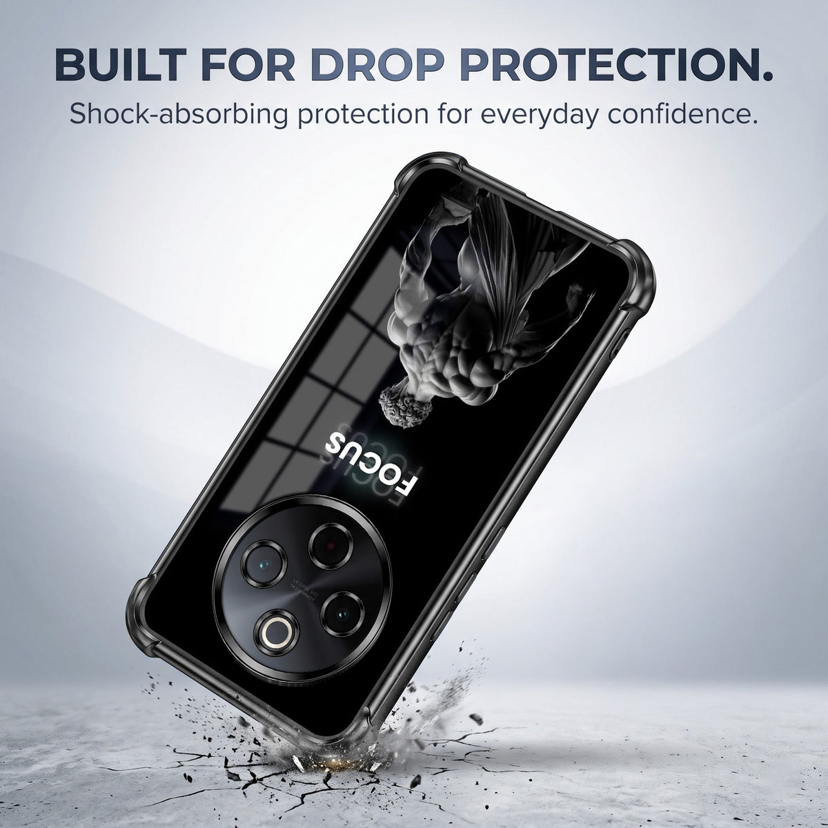Vivo T4 5G Focus Airbags Printed Back Case