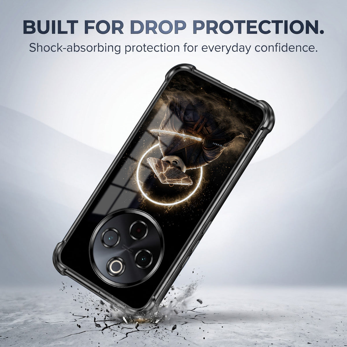 Vivo T4 5G Warrior Panda Airbags Printed Back Case
