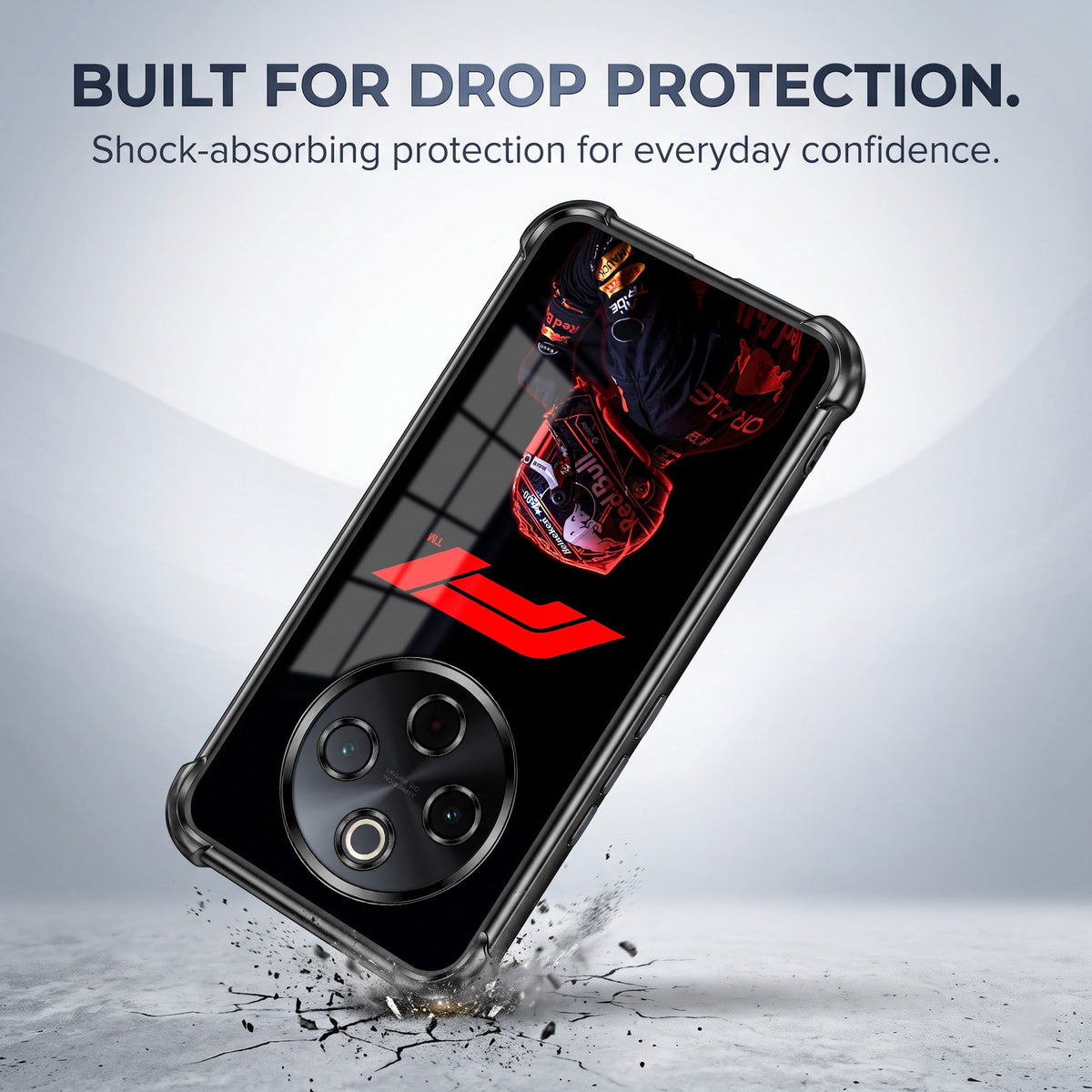 Vivo T4 5G F1 Rider Airbags Printed Back Case