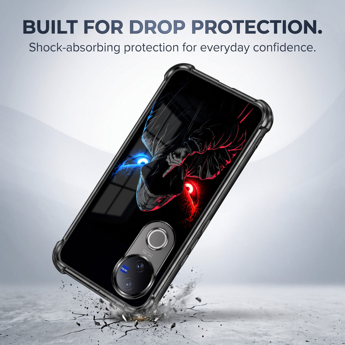 Vivo V50 5G Hooded Shadow Demon Airbags Printed Back Case