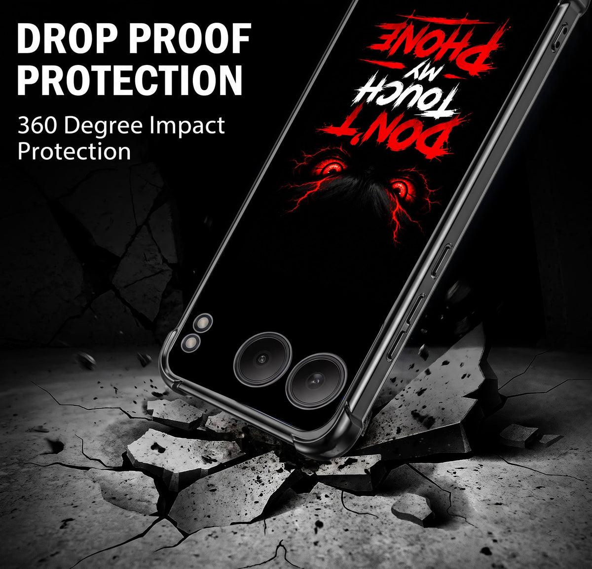 One Plus Nord 4 5G Don't Touch My Phone Airbags Printed Back Case