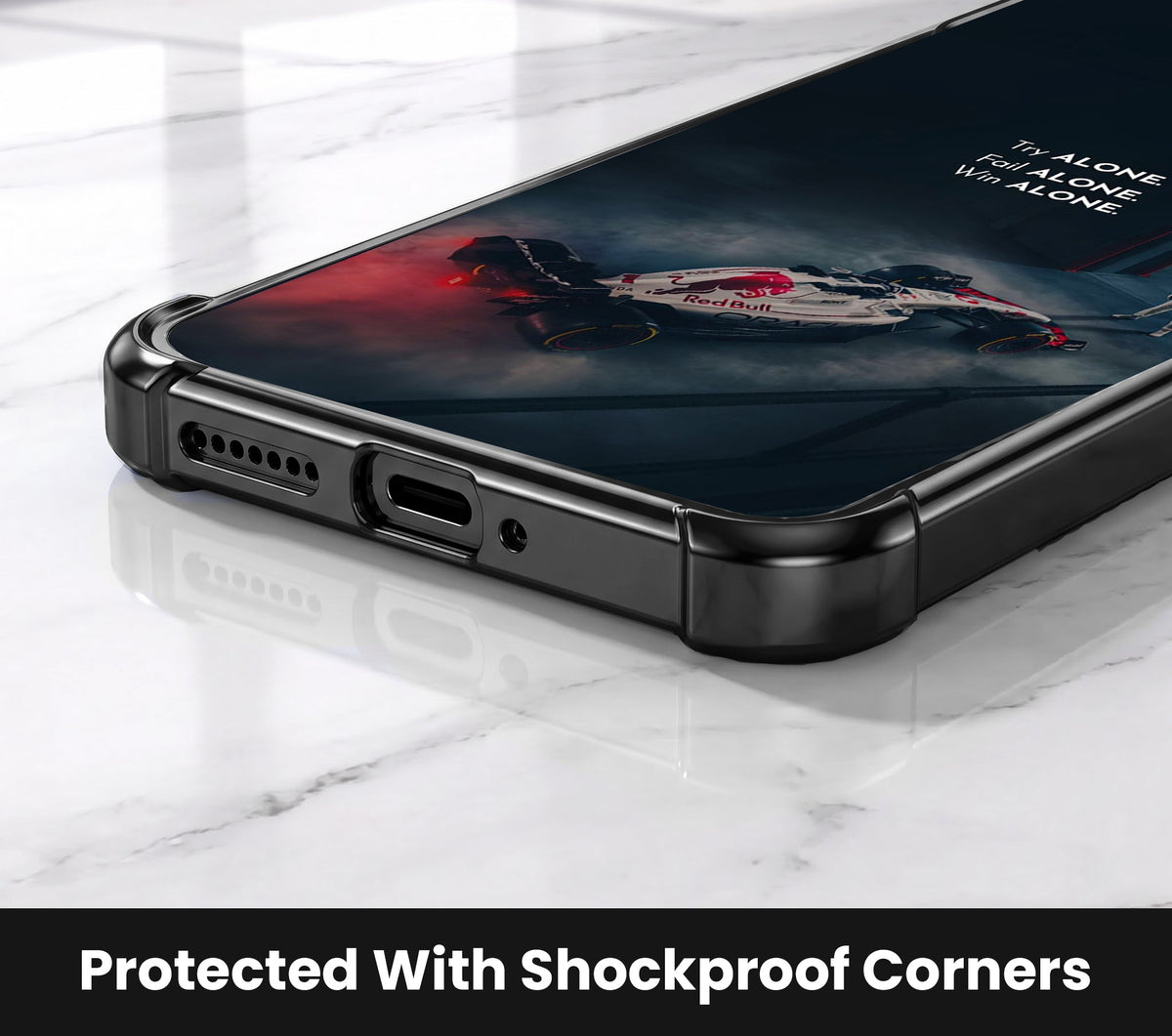 Motorola Edge 60 Pro 5G F1 Alone Airbags Printed Back Case