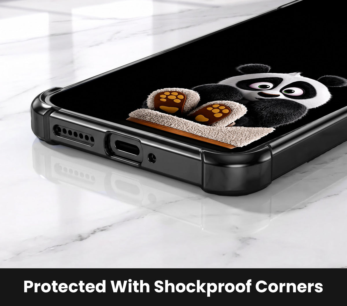 Oppo F31 Pro 5G Cute Panda Airbags Printed Back Case