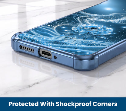 Vivo V60 5G Blue Rose Airbags Printed Back Case