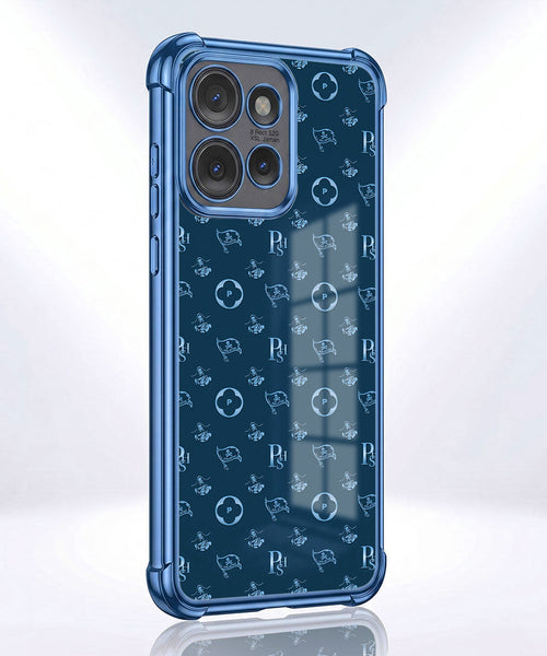 Motorola Edge 50 5G Luxury Monogram Blue Airbags Printed Back Case