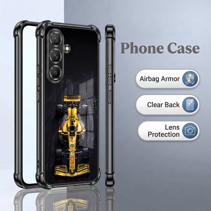 Samsung Galaxy A56 5G F1 Racing Cars Airbags Printed Back Case
