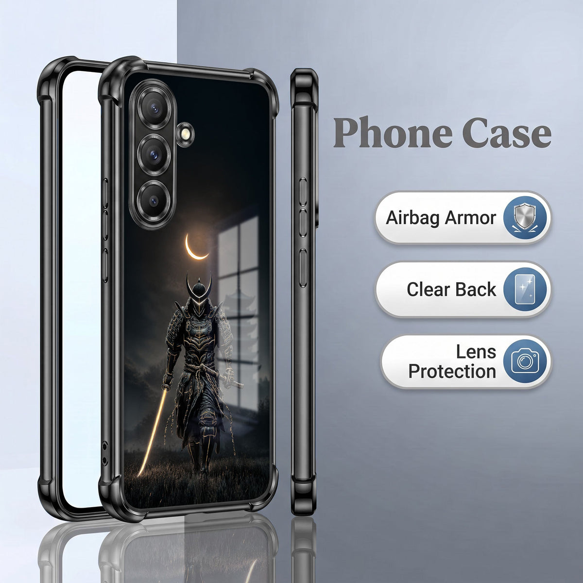 Samsung Galaxy A36 5G Samurai Warrior Airbags Printed Back Case