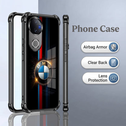 Vivo V50 5G Premium BMW Logo Airbags Printed Back Case