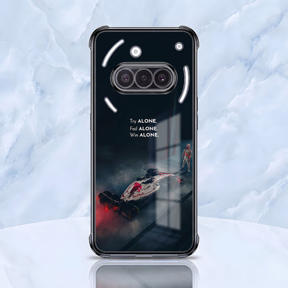 Nothing Phone 3a 5G F1 Alone Airbags Printed Back Case