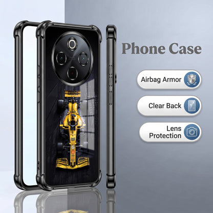 Vivo T4 5G F1 Racing Cars Airbags Printed Back Case