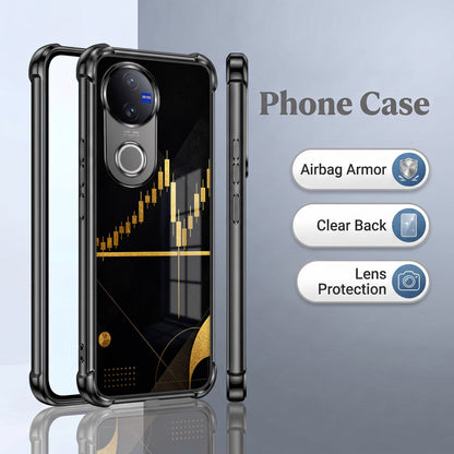 Vivo V50 5G Trading Candles Airbags Printed Back Case
