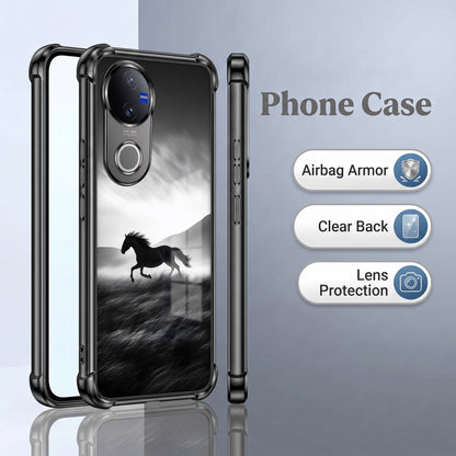 Vivo V50 5G Running Horse Printed Back Case