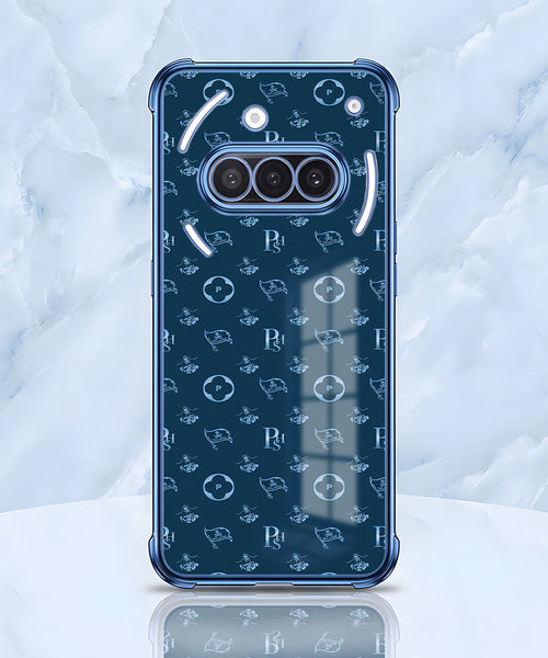 Nothing Phone 3a 5G Luxury Monogram Blue Airbags Printed Back Case