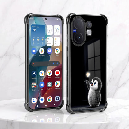 Vivo V60 5G Moonlight Penguin Airbags Printed Back Case