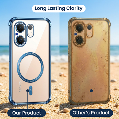 Vivo V60 5g Premium Magnetic MagSafe Shockproof Airbag Case