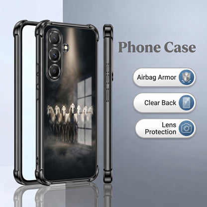 Samsung Galaxy A56 5G Running Horses Airbags Printed Back Case