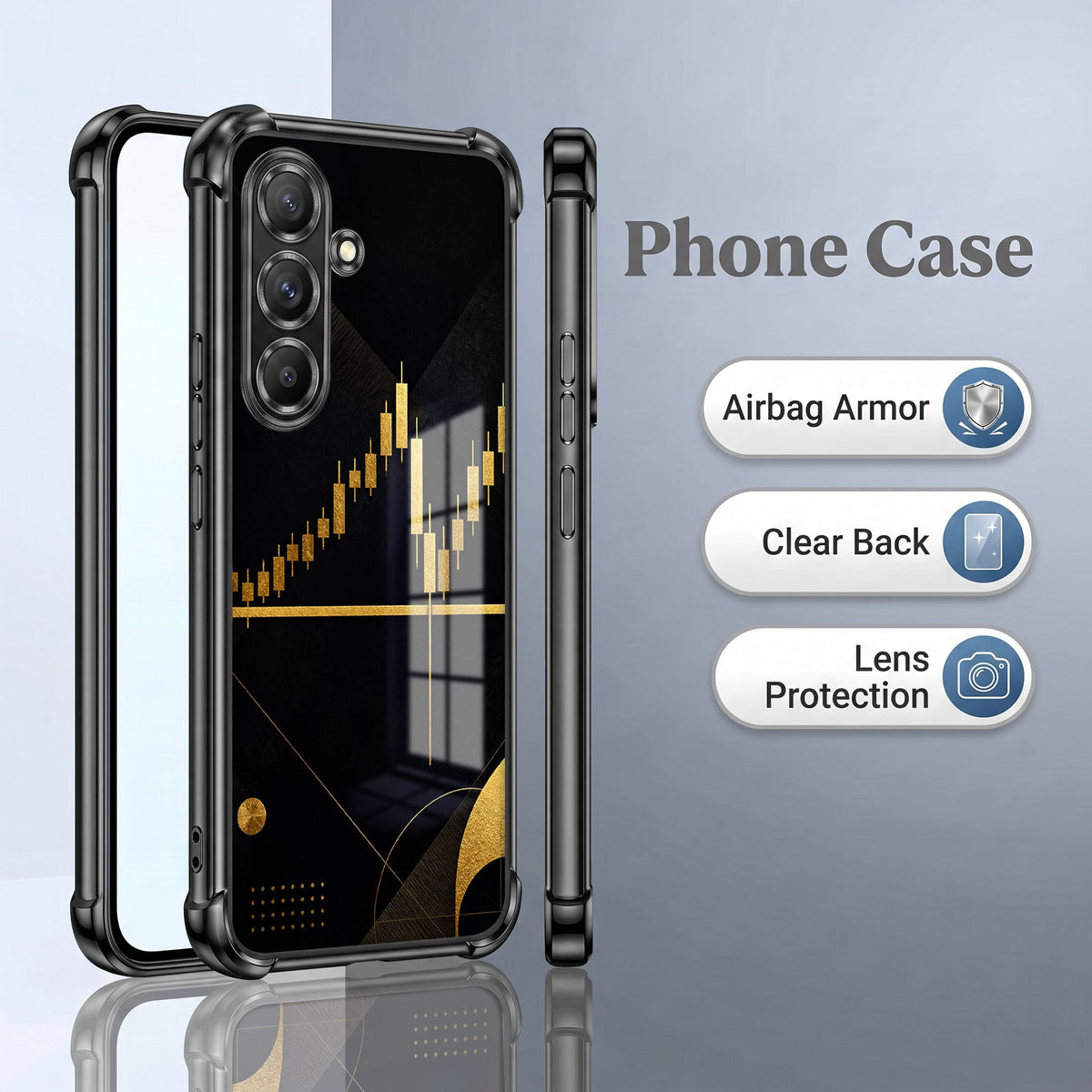 Samsung Galaxy A56 5G Trading Candles Airbags Printed Back Case