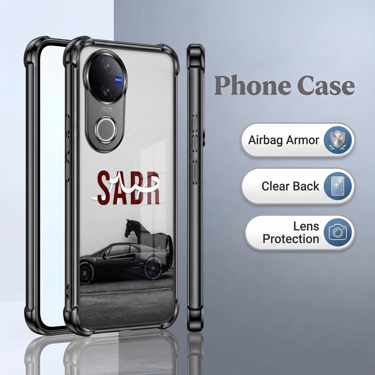 Vivo V50 5G SABR Airbags Printed Back Case