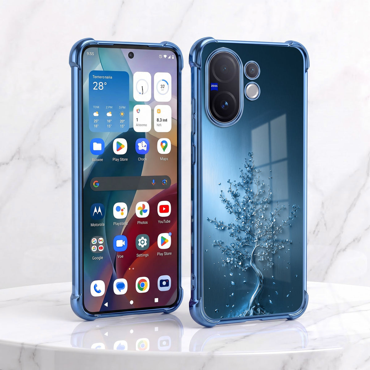 Vivo V60 5G Faith Tree Airbags Printed Back Case