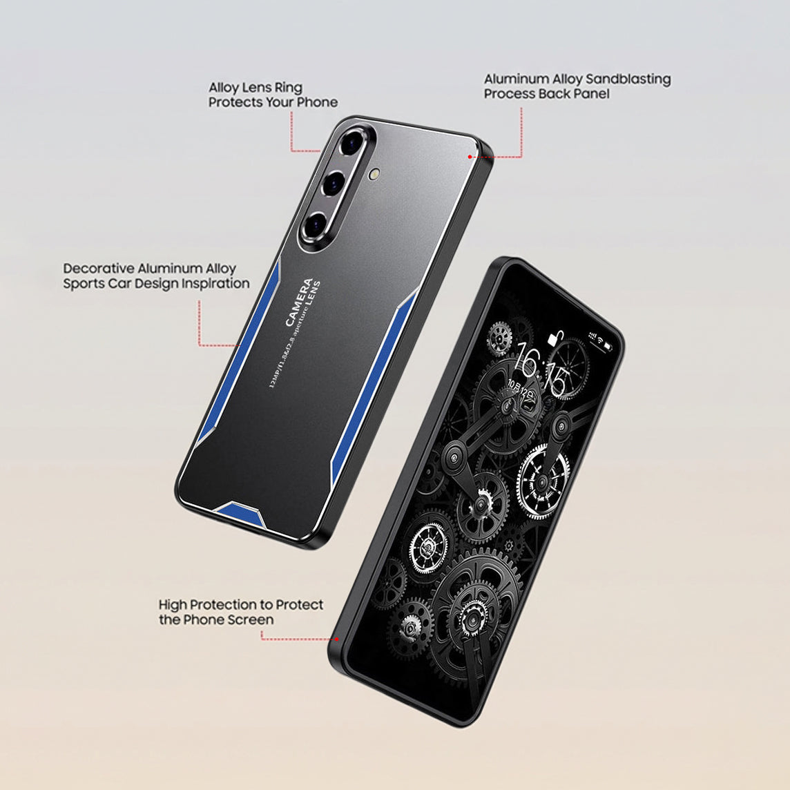 Samsung Galaxy A36 5G Luxury Aluminium Metal Frame Protective Case