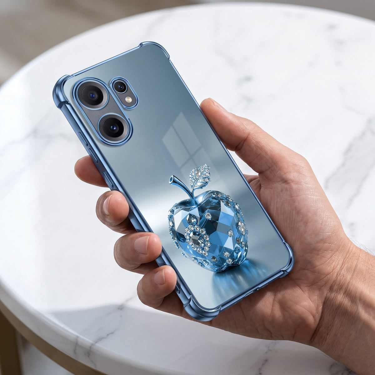 Nothing Phone 2 Pro 5G Blue Apple Airbags Printed Back Case