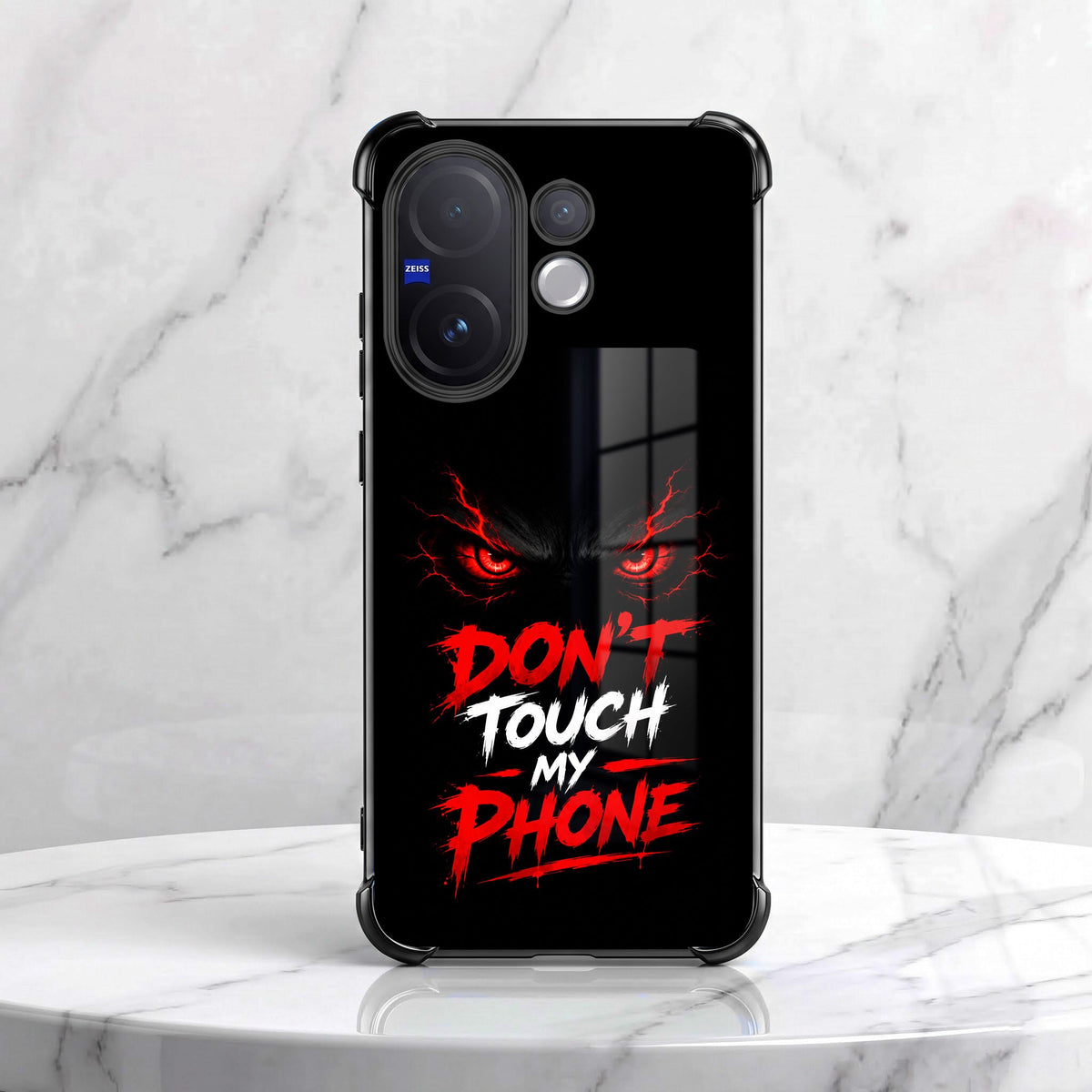 Vivo V60 5G Don't Touch My Phone Airbags Printed Back Case