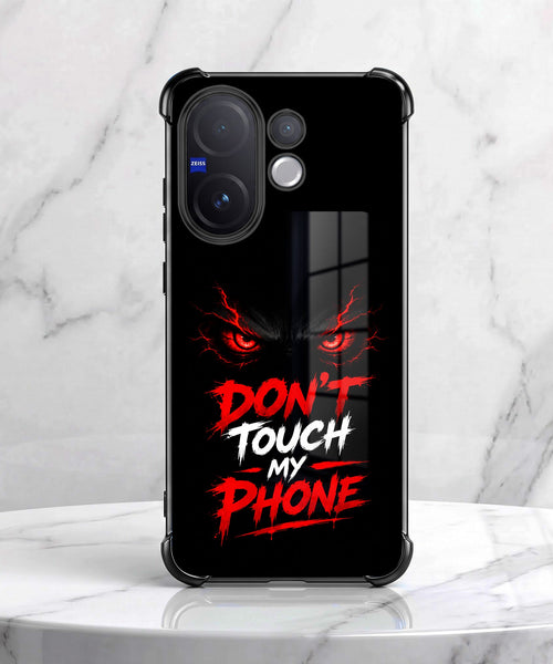 Vivo V60 5G Don't Touch My Phone Airbags Printed Back Case