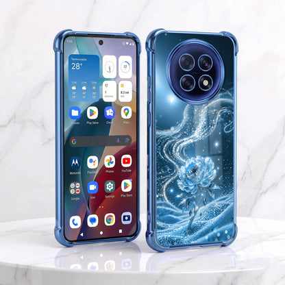 Oppo F31 Pro+ 5G Blue Rose Airbags Printed Back Case