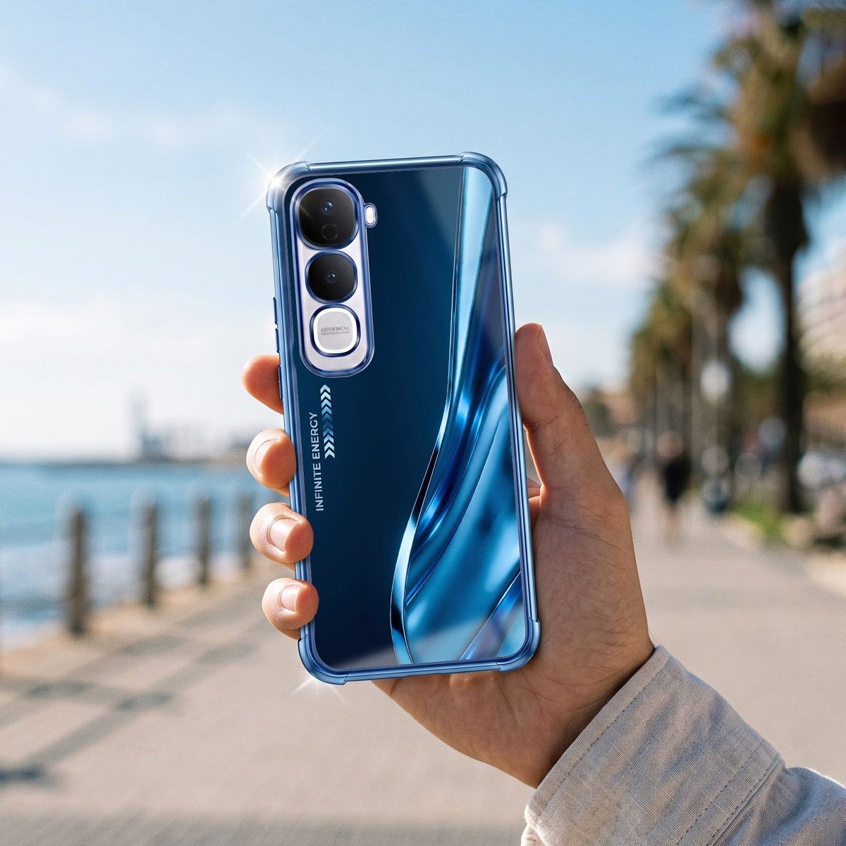 Vivo Y400 Pro 5G Premium Infinity Energy Airbags Printed Back Case