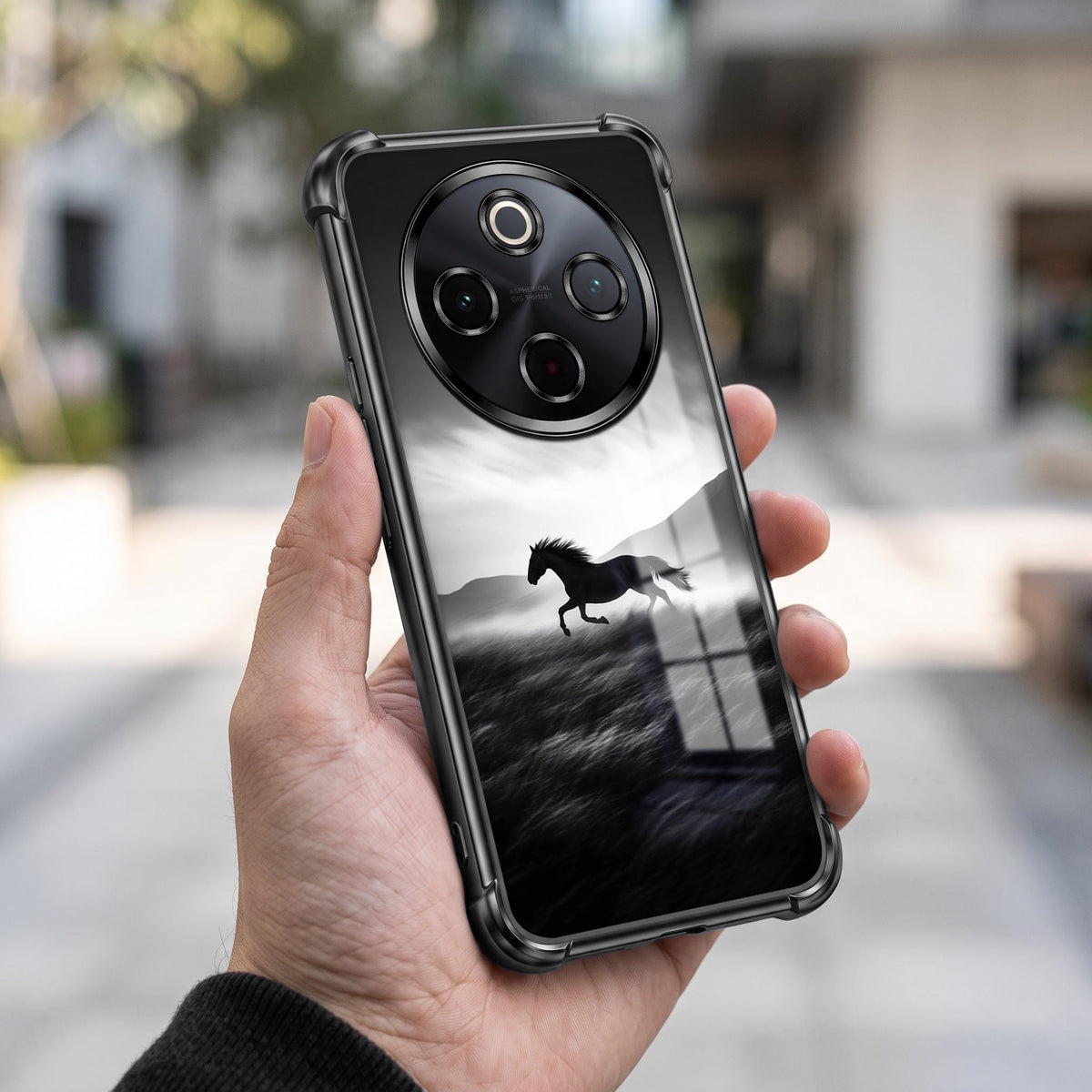 Vivo T4 5G Phantom Horse Airbags Printed Back Case