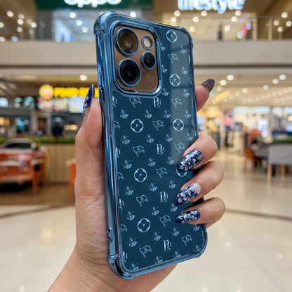 Oppo Reno 15 Pro Mini 5G Luxury Monogram Blue Airbags Printed Back Case