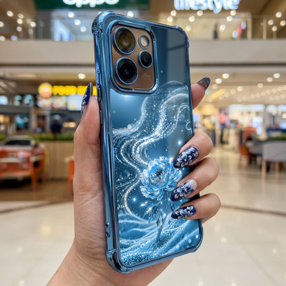 Oppo Reno 15 Pro Mini 5G Blue Rose Airbags Printed Back Case