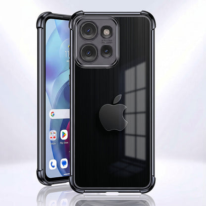 Motorola Edge 50 Neo 5G Premium Black Apple Airbags Printed Back Case
