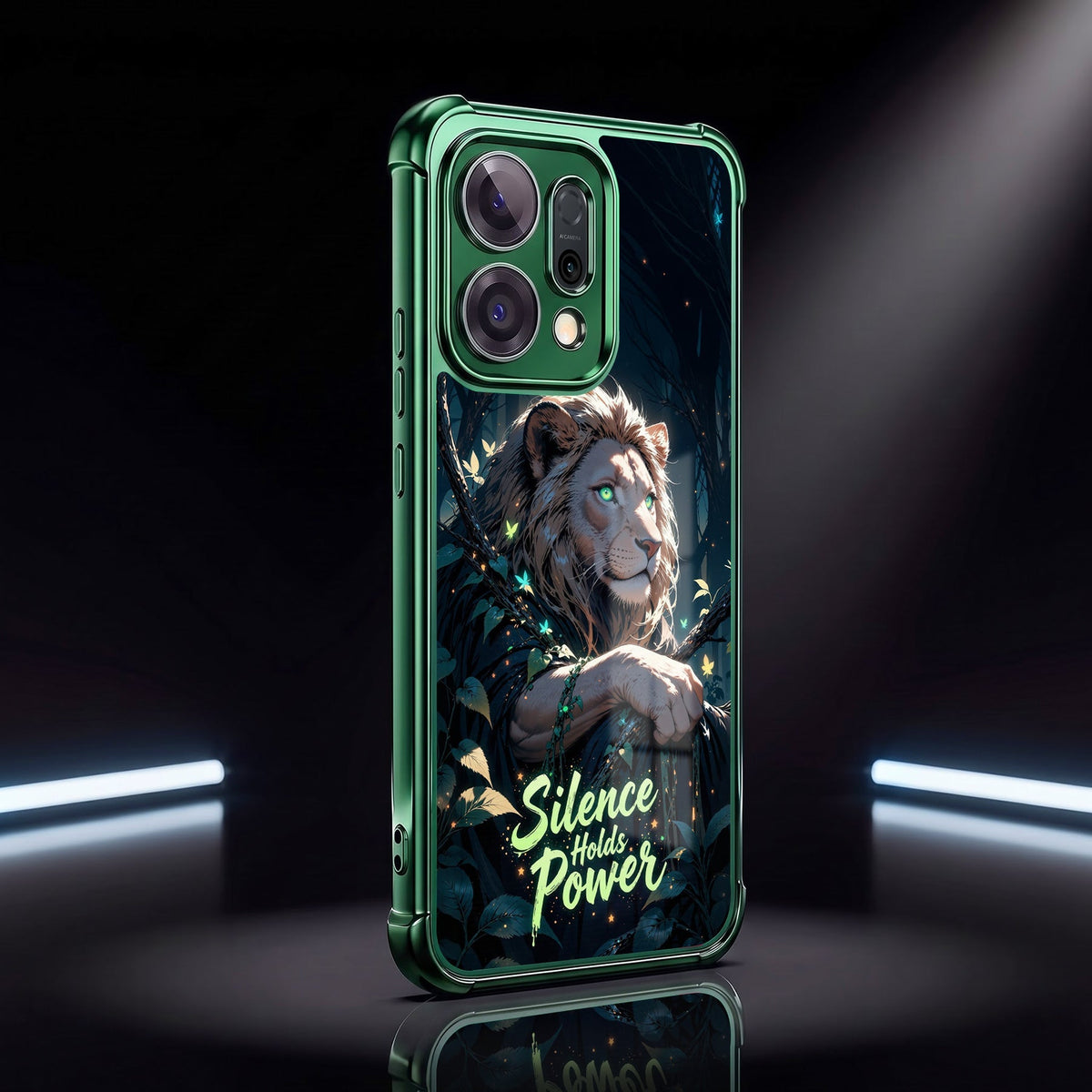 Oppo Reno 14 5G Silence Holds Power Airbags Printed Back Case