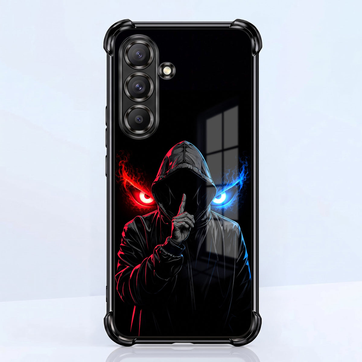 Samsung Galaxy A36 5G Hooded Shadow Demon Airbags Printed Back Case