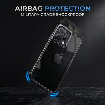 Oppo Reno 14 5G Premium Black Apple Airbags Printed Back Case